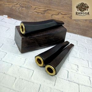 once pipa cangklong kayu kelor hitam model S minimalis B286