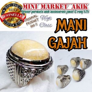 Batu cincin akik mani gajah / mg alam