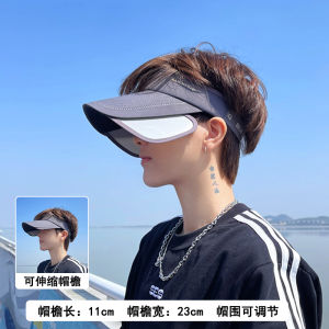 หมวกกันแดดชาย หมวกกันแดดกลางแจ้ง หมวกปั่นจักรยาน หมวกกันแดด หมวกทรงกลม หมวกทรงกลม ฤดูร้อน ปี 2024 หมวกกันแดดแบบลำลอง