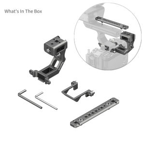 SmallRig 4771 4830 HawkLock Quick Release Advanced Camera Cage Kit for Sony FX3 FX30 with Top Handle & Cable Clamp