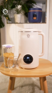 เครื่องคั้นน้ำผลไม้อัจฉริยะแบบตั้งเวลาอัตโนมัติเต็มรูปแบบรุ่นใหม่ เครื่องทำนมถั่วเหลืองอเนกประสงค์ขนาดเล็กแบบเงียบสำหรับใช้ในครัวเรือน