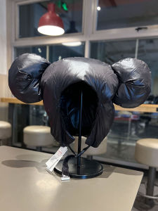 Down Hat Female Cute Cartoon Ears Thermal Lei Feng Cap Outdoor Windproof Cycling Earmuffs Hat Northeast Ski Cap