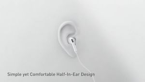 Tai Nghe 3.5mm lateral in-ear Wired Earphone có dây chống nước thể thao âm thanh cao cấp Baseus H17/ Baseus H18
