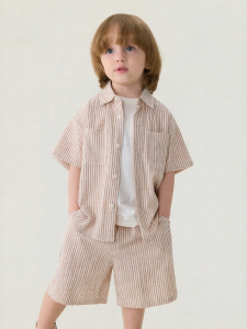 Marc&Janie | Childrens Striped Holiday Shirt Set Summer