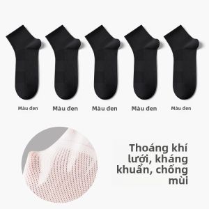 Tất nam MiiOW lưới thoáng khí kháng khuẩn dáng ngắn