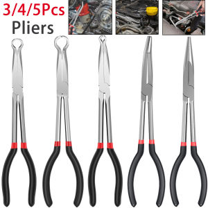 3/5Pcs Hose Gripper Plier Carbon Steel Spark Plug Removal Pliers Long Handle Car Electrical Disconnect Plier Radiator Hose Clamp