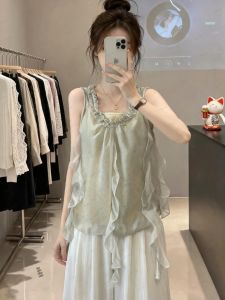 Bộ Đồ Hợp Thời Trang Mùa Hè 2 Mảnh cho Phụ Nữ Béo