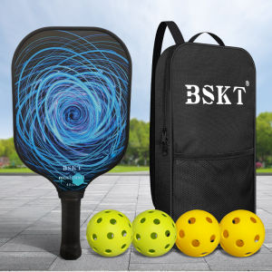 BSKT Carbon Fiber Pickleball Paddle Board Professional Cricket Full Set Childrens BSKT Paddle Ball Paddle Fitness Equipment