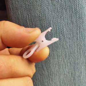 Kẹp Rèm Cửa Sổ Bằng Nhựa Dày Kiểu Cũ Có Móc Treo Móc Khóa Phụ Kiện Rèm Tắm Chịu Lực Phụ Kiện Rèm Cửa Sổ Truyền Thống