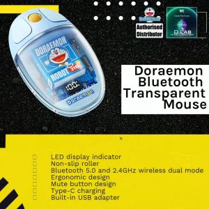 Doraemon Bluetooth Transparent Mouse
