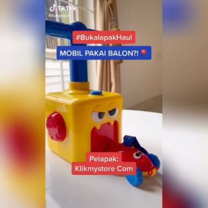 [KST] Mainan Mobil Balon Pompa Tenaga Udara Unik Kado Ulang Tahun Anak Laki Laki  (89 karakter)