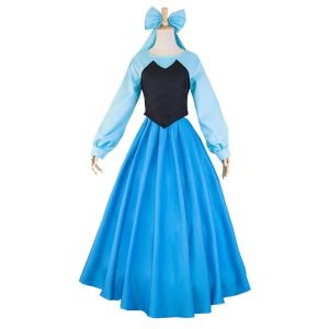 Disney Ariel Trang Phục Hóa Trang Nữ La Petite Sirène Đầm Công Chúa Halloween Cảnh Bộ Với Áo Và Quần Cotton Anime Bộ Trang Phục