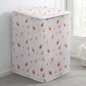 Vỏ Máy Giặt In Hoa Chống Nước Chống Bụi Đa Chức Năng Vải Bọc Lật Gia Dụng