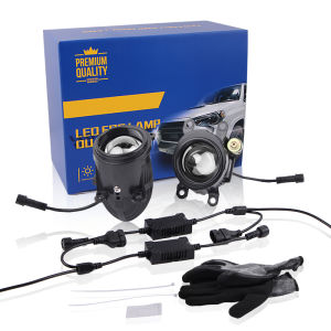 สำหรับ Toyota 2.0นิ้วโปรเจคเตอร์ขนาดเล็กเลนส์ Bi LED ไฟตัดหมอก CSP ชิปสีเหลือง3000K ไฟตัดหมอก LED