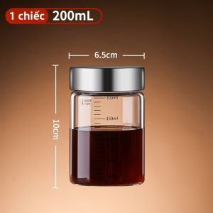 Cốc Kính Đựng Thảo Dược Có Thể Gia Nhiệt Chống Thấm An Toàn Thực Phẩm