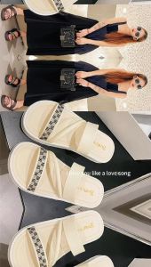 New 2024 BRONSKI Slippers for women 2024new Fashionable slippers anti slip soft sole sandals Outdoor slippers