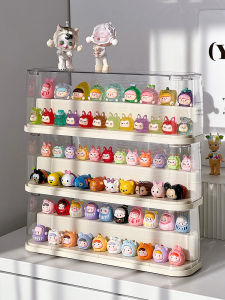 Hộp Đựng Đồ Trưng Bày Dễ Thương Mini Figurine Tidy Display Box Trong Suốt Chống Bụi Hộp Đựng Đồ Chơi Hoạt Hình Nhựa Phòng Khách