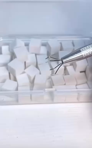 Set 100 mút dặm ombre không kèm nhíp chuyên dụng trang trí móng táy chân