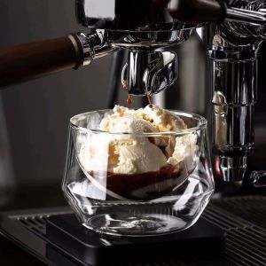 Cafelog Japanese Style Retro Heat Resistant Glass Coffee Scented Cup Simple Water Cup Latte Cup Tasting Cup Enamelware