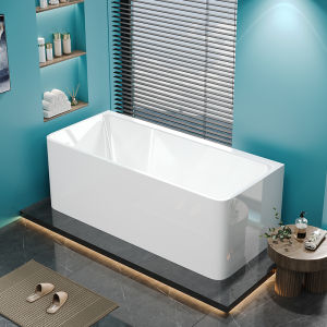 Independent For Home Adult Acrylic Bathtub Mini Bathtub Kids Bathroom Vertical Fit Wall Installation-Free Seamless