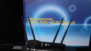 RAYHAYES Professional Wireless Microphone Heavy Duty UHF 200 CHANNEL Remote Receptio System Set