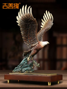 Ji Shanyuan | Office Decor Eagle Statue Full Copper