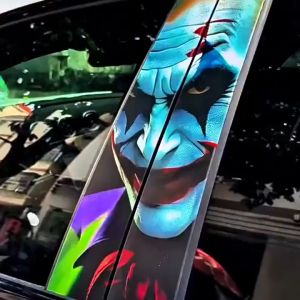 Sticker Carbon Pilar Pintu Mobil Mitsubishi xpander