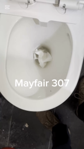 Mayfair rimless Tornado water closet 307 with Geberit fitting