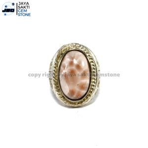 Natural Batu Akik Thomsonite Tumpang Hanoman TH09