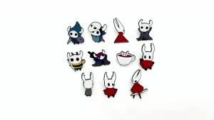 Bandai | Hollow Knight Cute Enamel Brooch Cartoon Metal Pin Game Badge Backpack Decoration Accessory Gift
