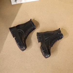 Boots chất da thật Cao Cấp Đế cao 10cm PBOD766-4051