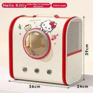 SHENJINGMAO | Portable Spacious Ventilated Pet Carrier Backpack