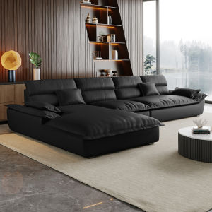Italian Minimalist Sailing Empress Sofa High Back L-Shaped