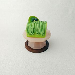 Creative Glass Pink Food Display Stand
