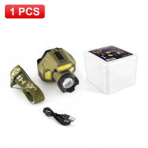 180000LM Strong Light LED Headlight Rechargeable Sensor Headlamp Large Area Floodlight Head Lantern for Outdoor Camping Fishing