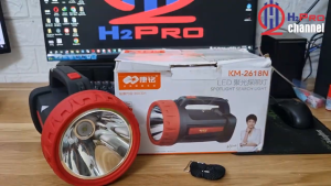 Đèn Pin Siêu Sáng Suntek 2618N 20W Chống Nước Chịu Va Đập Pin Sạc 8000Mah - Đèn Pin Cầm Tay Chiếu Xa 700M - H2Pro Tech