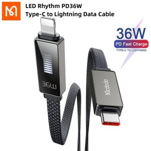 MCDODO 3A pd36w Loại-C để dữ liệu nhanh Cáp cho iPhone 14 13 12 11 Pro Max XS Dây Cáp Dây sạc và đồng bộ dữ liệu