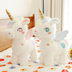 GUAIBUDIAN | Rainbow Unicorn Flying Horse Cute Plush Toy