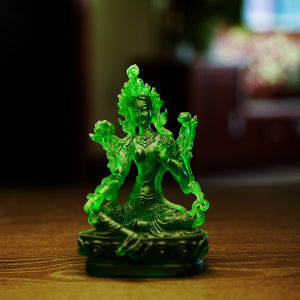 Tượng Phật Green Tara Phật Giáo Tượng Phật Thủ Công Mỹ Nghệ Tượng Phật Gia Đình Bảo an Tượng Phật Tây Tạng