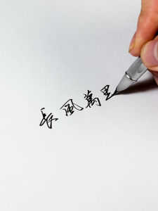 Elegant Hard-Edged Calligraphy Pen for Writing Practice Zhiyunzhuang Classic Iron-Plated Pen Ideal for Students And Adults