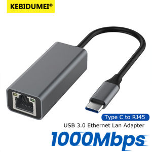 1000Mbps USB 3.0 RJ45 Network Card USB Type C Ethernet Adapter For MacBook PC Windows XP 7 8 10 Android USB Lan Internet Cable