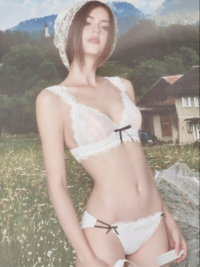 Miss Curiosity | Lace French Wirefree Summer Bra Set