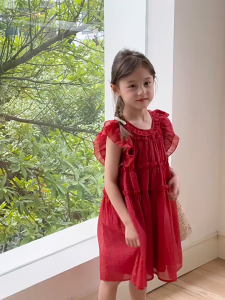 (KIDSFO-2) Dress Gaun Anak Perempuan Elegan Renda Manis