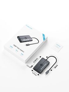 Lemorele | Thẻ Ghi Hình Video Lemorele USB 3.0 Hub 1080P Type-C Sang HDMI USB Với Công Nghệ PD 100W Để Ghi Game Phát Trực Tiếp Điều Khiển Video PC