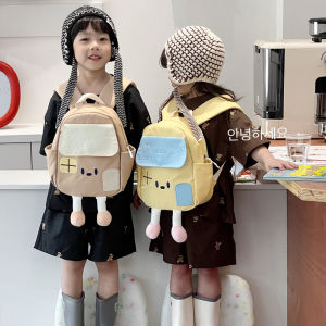 Kids Backpack 2024 New Cute Cartoon Small House Backpack Lightweight Kindergarten Babys School Bag Boys and Girls