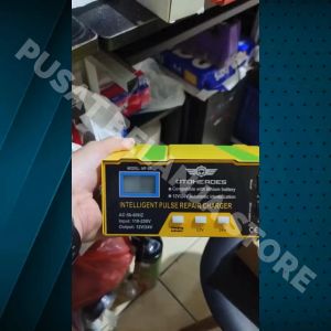 OTOHEROES Cas Charger Aki motor dan mobil 12v 24v otomatis super cepat kering basah 4 105AH MF 2B