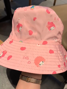 SANRIO 2025 สินค ้ าใหม ่ ล ่ าสุด หมวกชาวประมงคุโรมิและซานริโอ - ปีกใหญ ่ มีสไตล ์ สําหรับ Little Ones