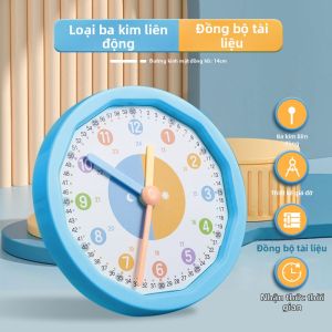 M&G | Đồng Hồ Giáo Dục 3 Kim Mô Hình 12h