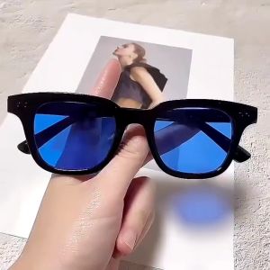 FG Kacamata Hitam Korea Fashion Kecil Permen Warna Kacamata Wanita Pria Fashion Small Candy Color Sunglasses K34 2012