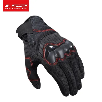 LS2 | Breathable Scratch-Resistant Durable Touch Screen Friendly Motorcycle Gloves